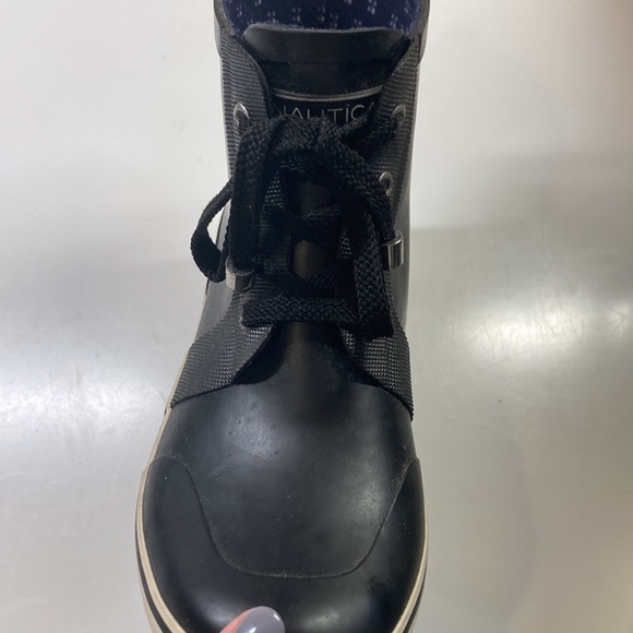 Womens Nautica Ankle High Rain Boot Size 9 WORN TWICE - Picture 4 of 12
